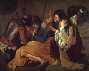La liberación de San Pedro de Hendrick Terbrugghen follower of