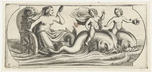 Anfitrite en un carro Nouveau Livre des Dieux et Deeßes De la Marine Bouckje of Sea Gods and Goddesses (título de la serie)