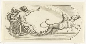 Marcha en un carro Nouveau Livre des Dieux et Deeßes De la Marine Bouckje of Sea Gods and Goddesses (título de la serie)