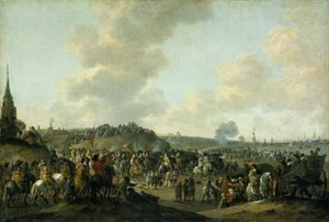 La salida de Carlos II de Inglaterra de Scheveningen, 2 de junio de 1660 de Hendrick de Meijer