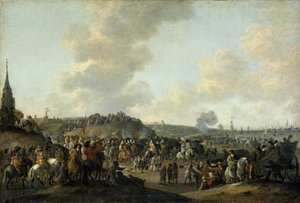 La partida del Rey Carlos II de Inglaterra desde Scheveningen, 2 de junio de 1660, 1683 de Hendrick de Meijer