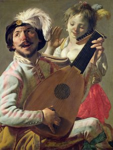 El Dueto, 1628 de Hendrick ter Brugghen