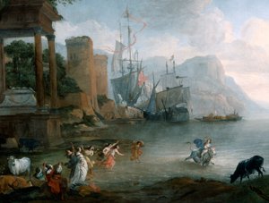 El rapto de Europa, siglo XVII de Hendrick van Minderhout