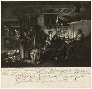 Júpiter y Mercurio en la casa de Filemón y Baucis de Hendrick von Goudt