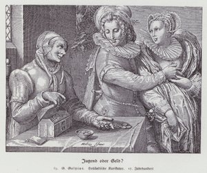 Amor desigual de Hendrik (after) Goltzius