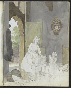 Lavandera de Hendrik Abraham Klinkhamer