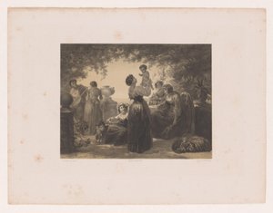 Mujeres italianas en una mesa