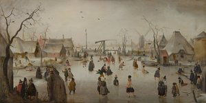 Deportes de hielo de Hendrik Avercamp