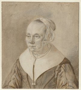 Retrato de una mujer de 63 años de Hendrik Bary