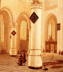 Interior de una Iglesia de Hendrik Cornelisz. van Vliet