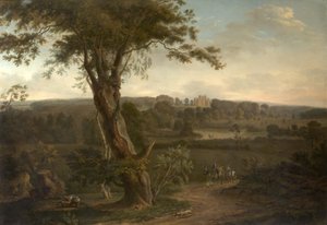 Parque Wollaton Hall, Nottingham, 1795 de Hendrik Frans de Cort