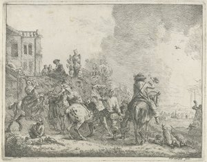 cetrería de Hendrik Frans van Lint
