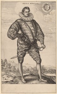 Balthasar Bathory de Somlyo de Hendrik Goltzius