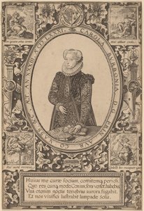 Carlota de Borbón de Hendrik Goltzius