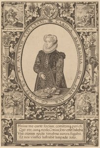 Carlota de Borbón de Hendrik Goltzius