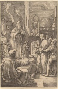 Cristo ante Caifás de Hendrik Goltzius