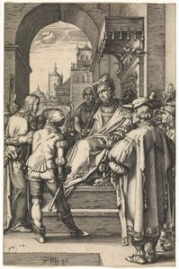 Cristo ante Pilato, después de 1596 de Hendrik Goltzius