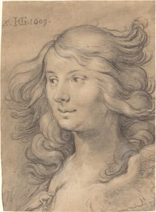 Cabeza de una sirena de Hendrik Goltzius
