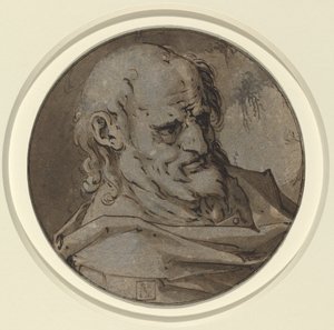 Cabeza de un Apóstol de Hendrik Goltzius