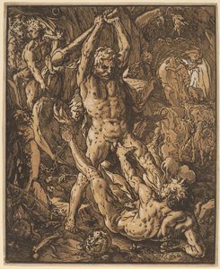 Hércules Matando a Caco de Hendrik Goltzius