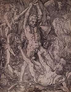 Hércules y Caco de Hendrik Goltzius