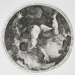 Ixión, 1588 de Hendrik Goltzius