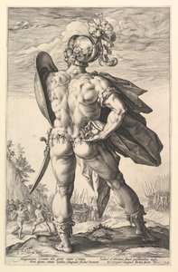 Marcus Valerius, de la serie Los héroes romanos, 1586