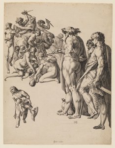 Masacre de los inocentes de Hendrik Goltzius