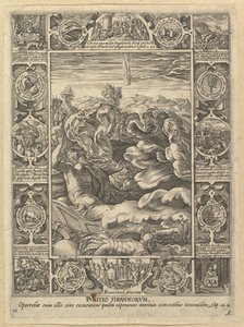 Punitio Malorum, de Alegorías de la Fe Cristiana, de Alegorías Cristianas y Profanas, s.f. de Hendrik Goltzius