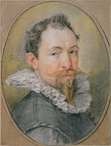 Autorretrato, ca 1594 de Hendrik Goltzius
