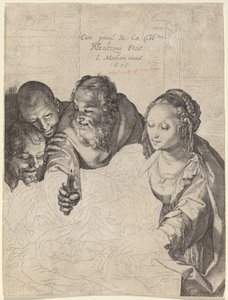 La Adoración de los Pastores de Hendrik Goltzius