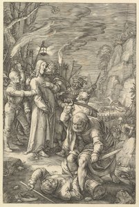 La traición de Cristo, de La Pasión de Cristo, 1598 de Hendrik Goltzius