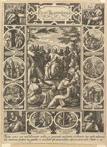 Las ocho bienaventuranzas, ca. 1578 de Hendrik Goltzius