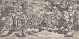 El banquete de los dioses en el matrimonio de Cupido y Psique