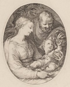 La Sagrada Familia de Hendrik Goltzius
