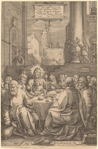 La Última Cena de Hendrik Goltzius