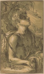 El joven San Juan Bautista de Hendrik Goltzius