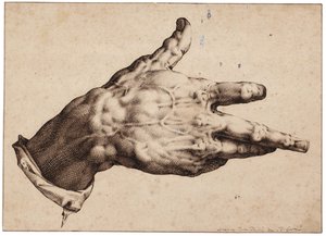 La mano derecha del artista
