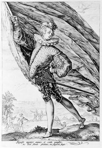 El gran abanderado de Hendrik Goltzius