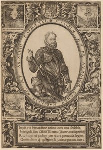 Guillermo, Conde de Nassau, Príncipe de Orange de Hendrik Goltzius