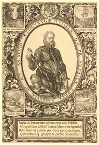 Guillermo, Conde de Nassau, Príncipe de Orange de Hendrik Goltzius