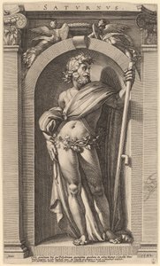 Saturno de Hendrik Goltzius after Polidoro da Caravaggio