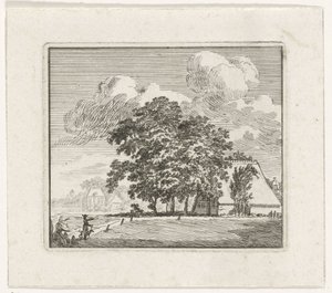 Granja en un paisaje de Hendrik Hoogers