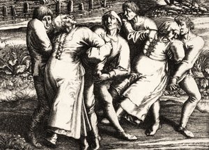 Plaga de baile, Estrasburgo, Alsacia. 1518