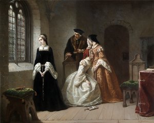Lady Jane Grey, c.1845-1907 (óleo sobre lienzo) de Hendrik Jacobus Scholten