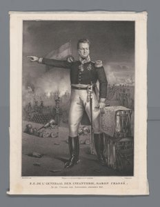 ELLOS. el teniente General de Infantería, Barón Chassé. En la Ciudadela de Amberes, diciembre de 1832 (título sobre el objeto)
