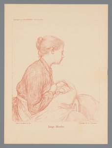 Madre joven (título sobre objeto)