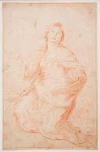 Santa Inés arrodillada de Hendrik Krock