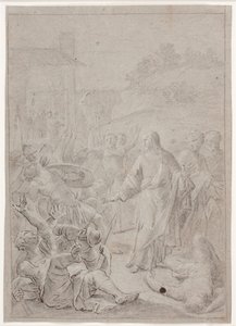 Captura de Cristo. Boceto de composición de Hendrik Krock