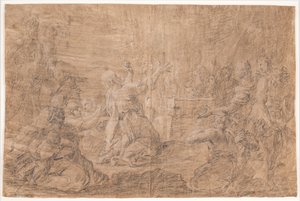 Escena de sacrificio de Hendrik Krock